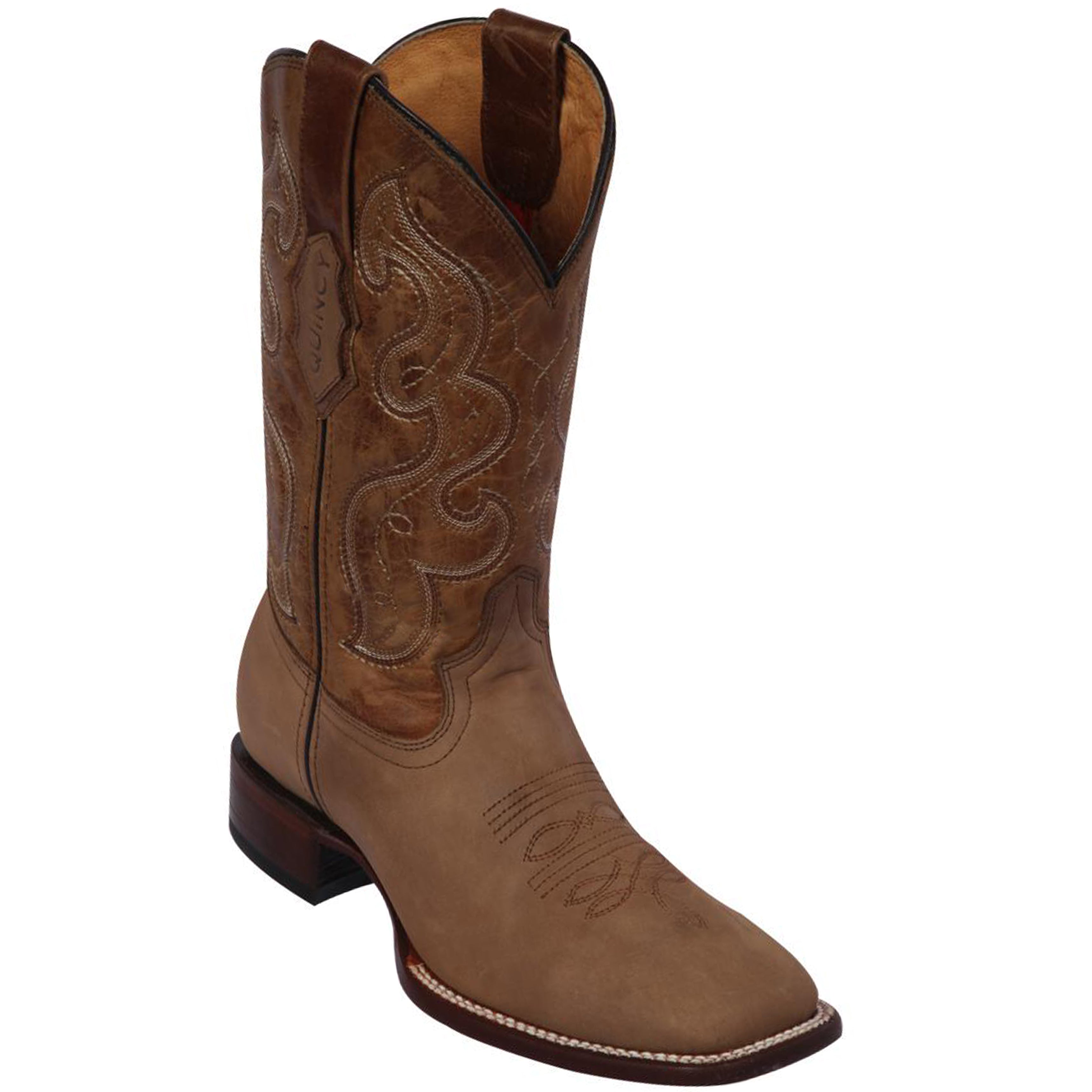 Brown Square Toe Cowboy Boot