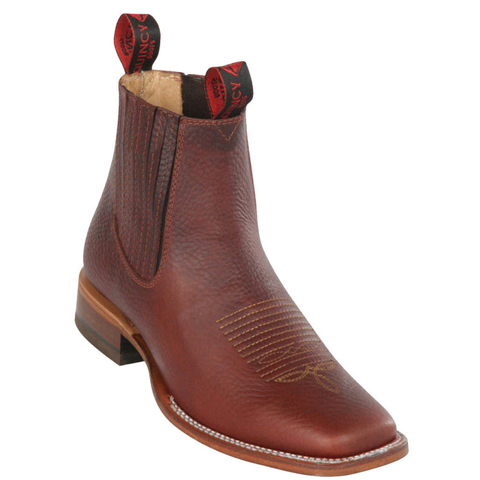 Mens Square Toe Ankle Boots by Quincy Boots