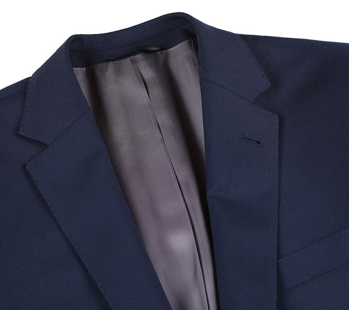 Half Canvas Stretch Wool Dress Suit by Rivelino