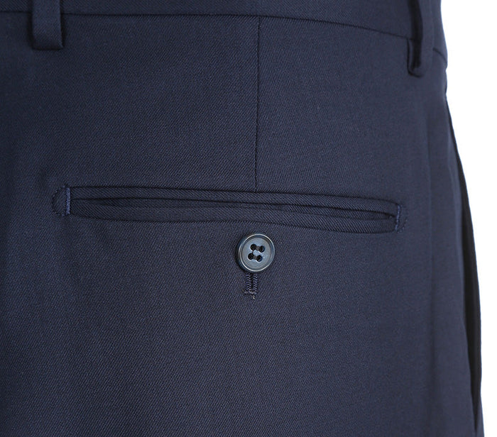 Half Canvas Stretch Wool Dress Suit by Rivelino