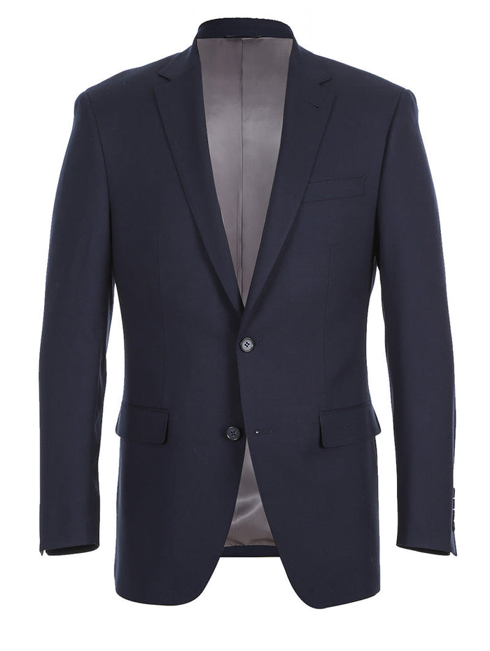 Half Canvas Stretch Wool Dress Suit by Rivelino