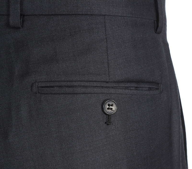 Half Canvas Wool Dress Suit Modern Fit by Rivelino