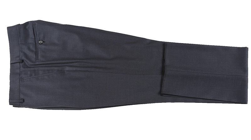 Half Canvas Wool Dress Suit 2 Piece Charcoal