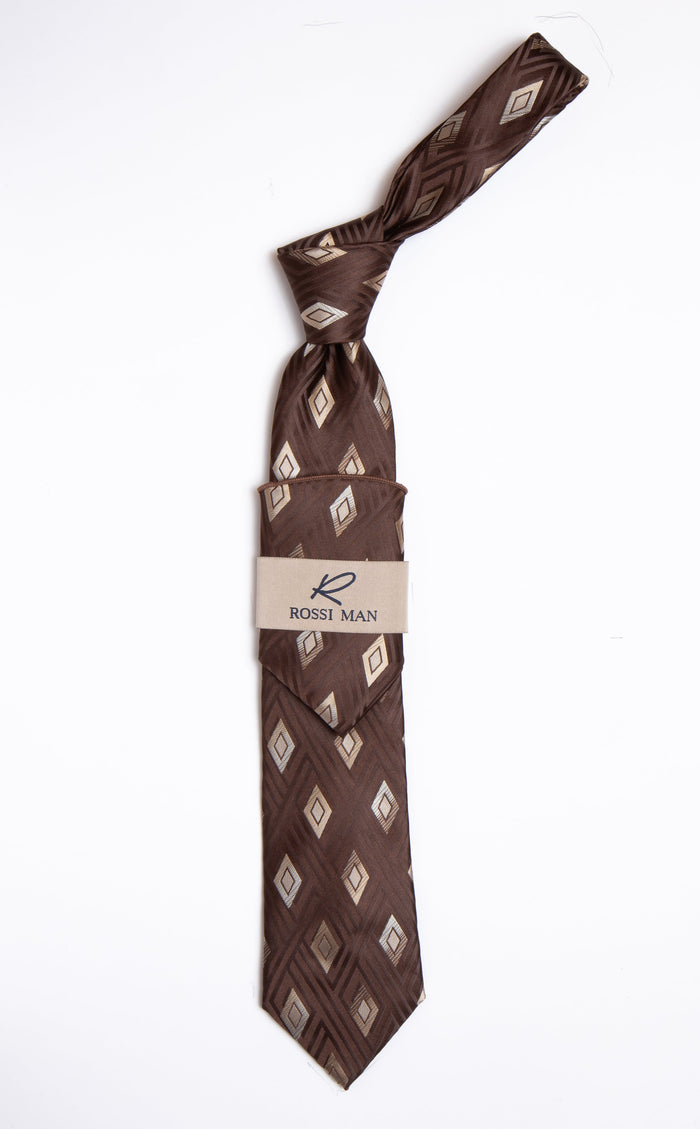 Rossi Man Tie and Pocket Round Set RMR458-6