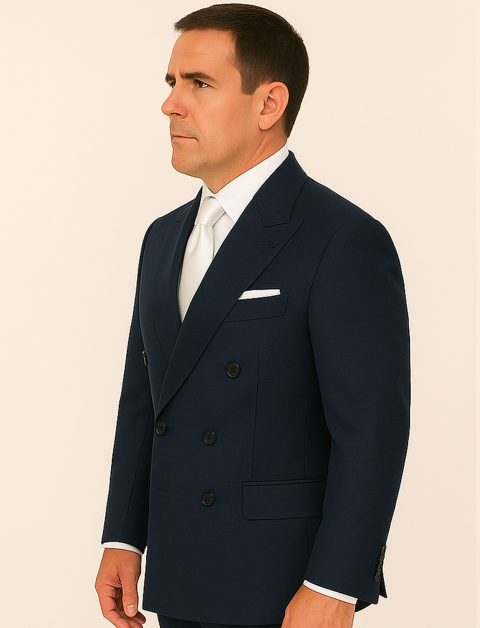 Rossi Man ARTHUR Double-Breasted Suit: Tailored Style