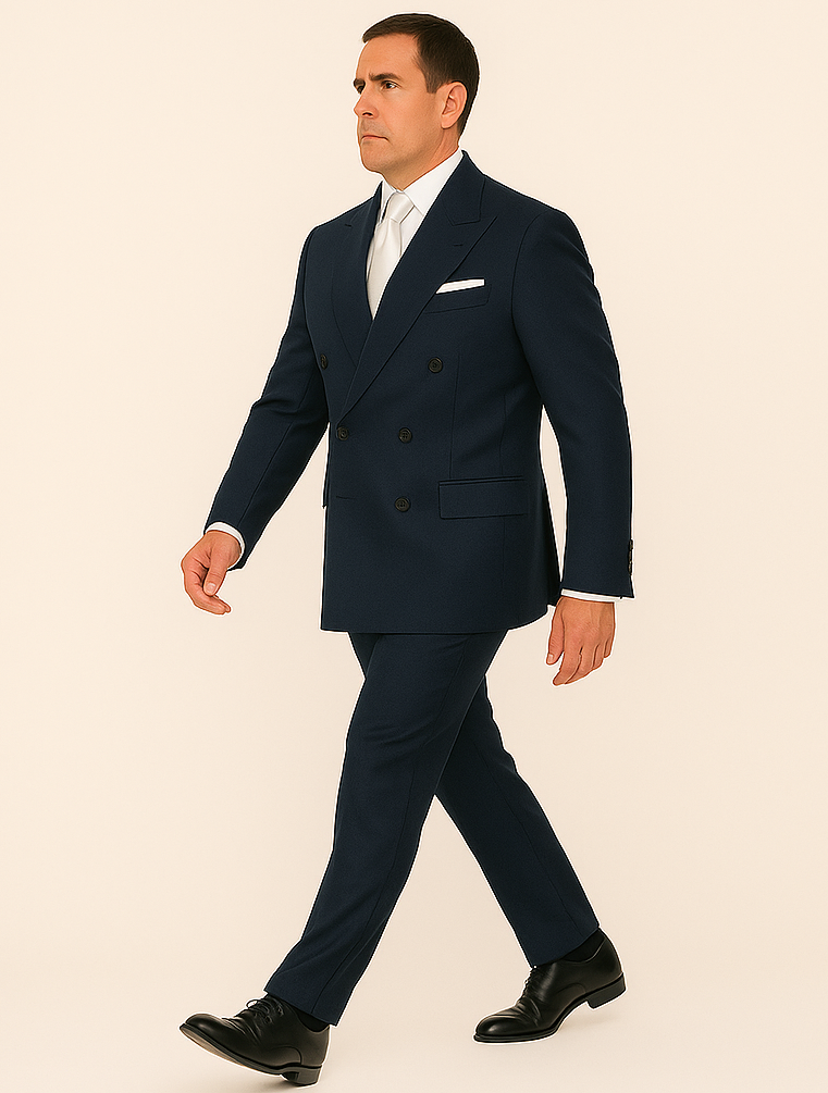 Rossi Man ARTHUR Double-Breasted Suit: Tailored Style