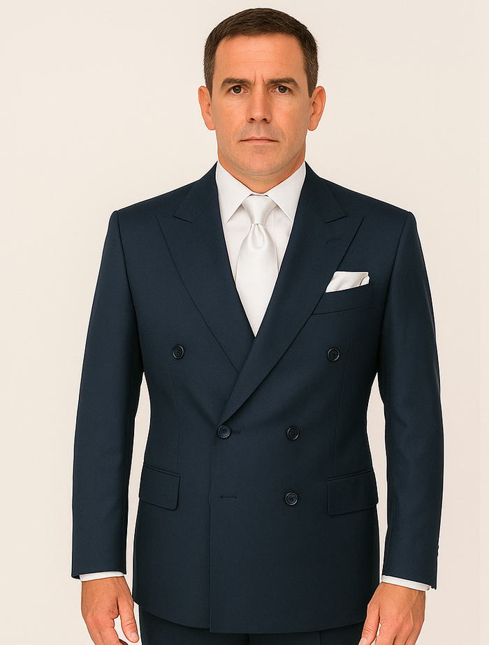 Rossi Man ARTHUR Double-Breasted Suit: Tailored Style