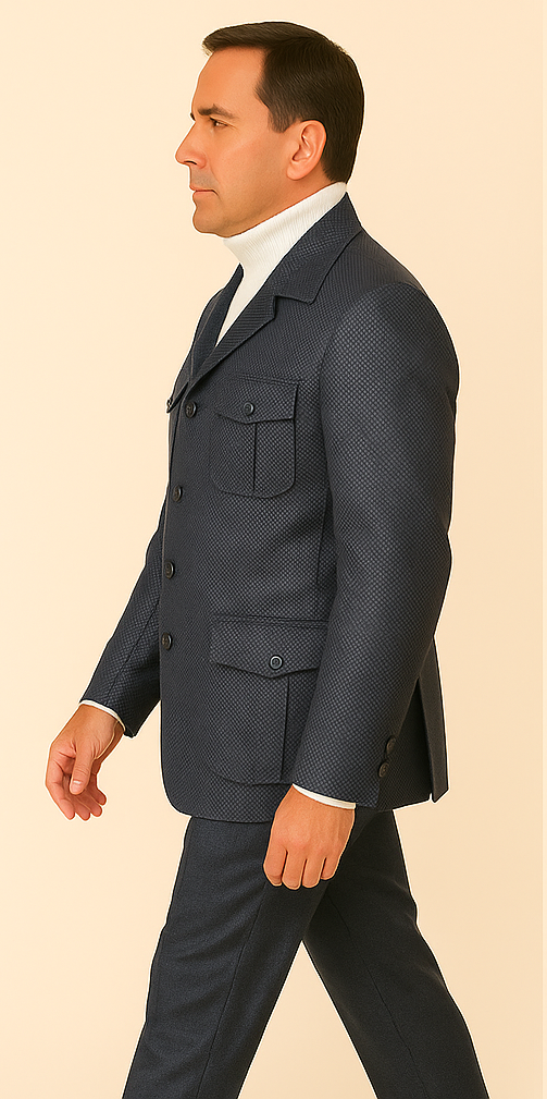 Rossi Man DUKE RM1767 Slim Fit 3-Piece Suit