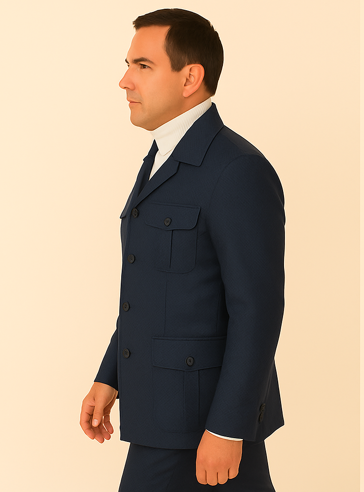 Rossi Man DUKE Slim Fit Navy 3-Piece Suit