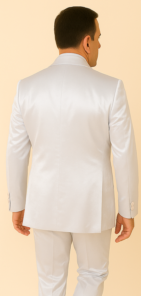 Rossi Man White Slim 3-Piece Suit RM1601