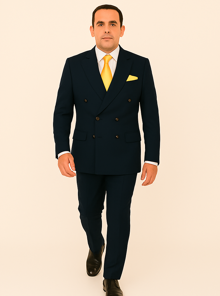 Rossi Man Double-Breasted 2-on-6 Suit