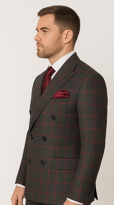 Rossi Man Milano Black Formal Suit RM1844