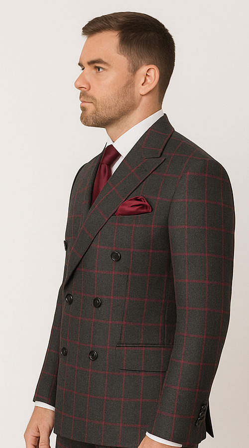 Rossi Man Milano Black Formal Suit RM1844