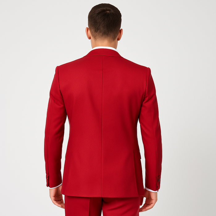 Rossi Man Max Red Slim 3-Piece Suit