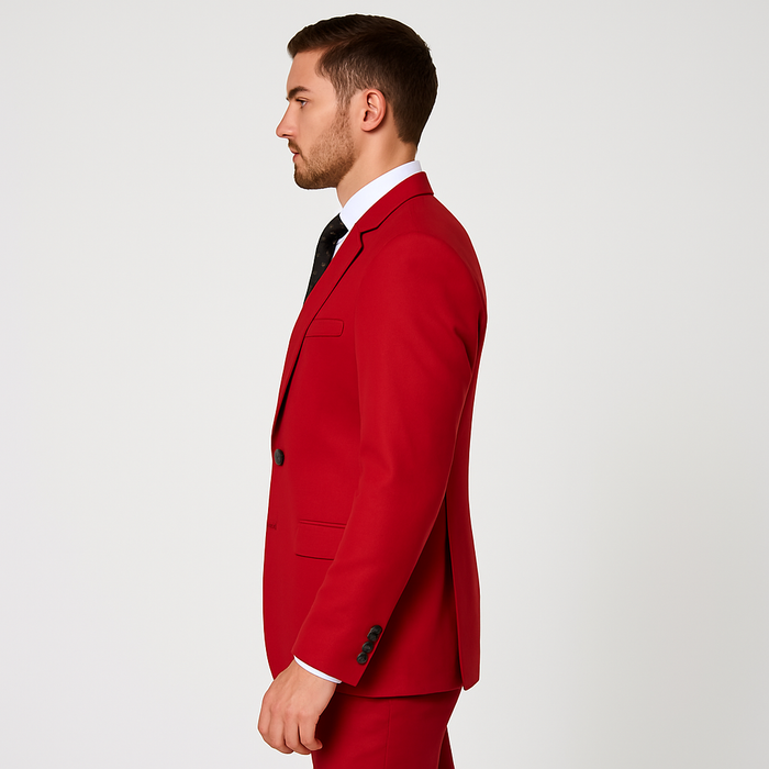 Rossi Man Max Red Slim 3-Piece Suit