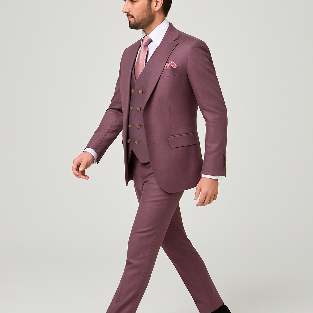 Rossi Man MAX RM1381 Slim Fit 3-Piece Suit