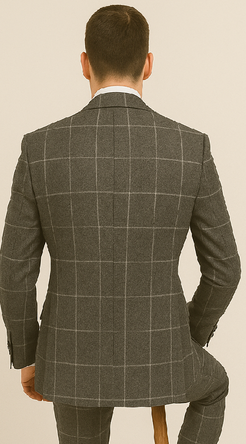 Rossi Man Max Collection Slim Fit Suit in Brown