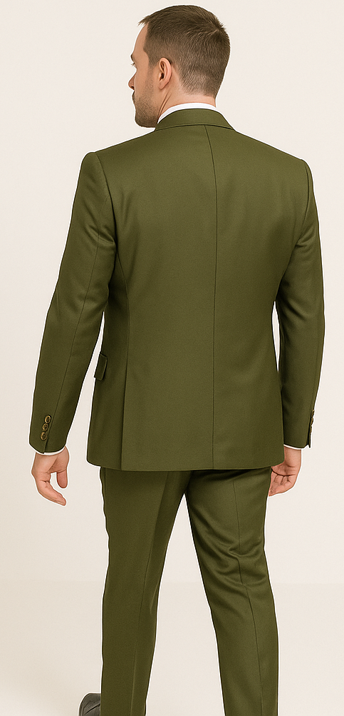 Rossi Man MAX Olive 3-Piece Slim Suit