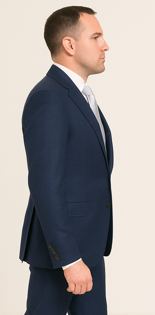 Rossi Man MAX RM1783 Blue Slim 3-Piece Suit