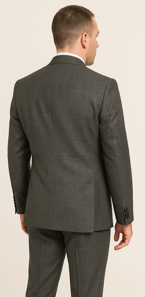 Rossi Man Slim Fit Grey 3-Piece Suit