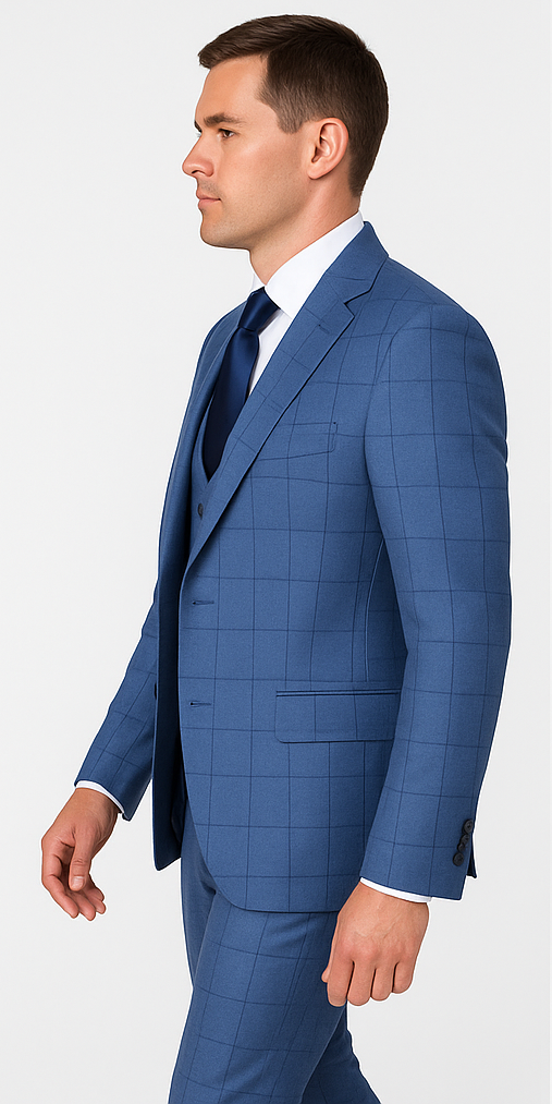 Rossi Man MAX RM1785 Slim Fit 3-Piece Suit