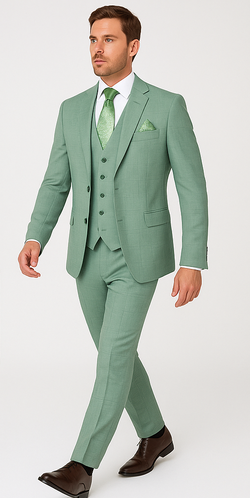 Rossi Man MAX RM1821 3-Piece Slim Fit Suit