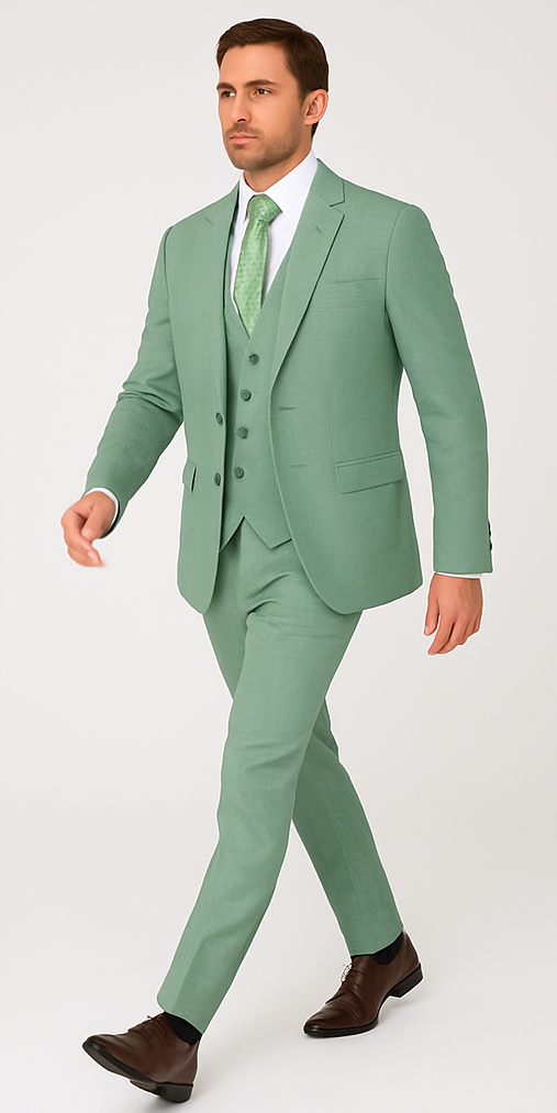 Rossi Man MAX RM1821 3-Piece Slim Fit Suit