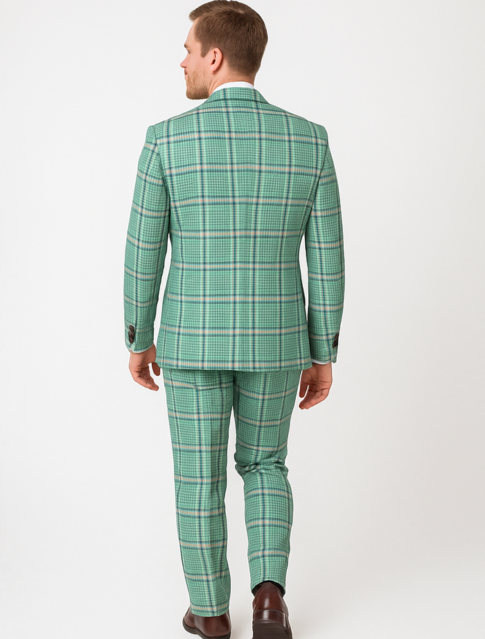Rossi Man MAX Mint Green Slim 3-Piece Suit
