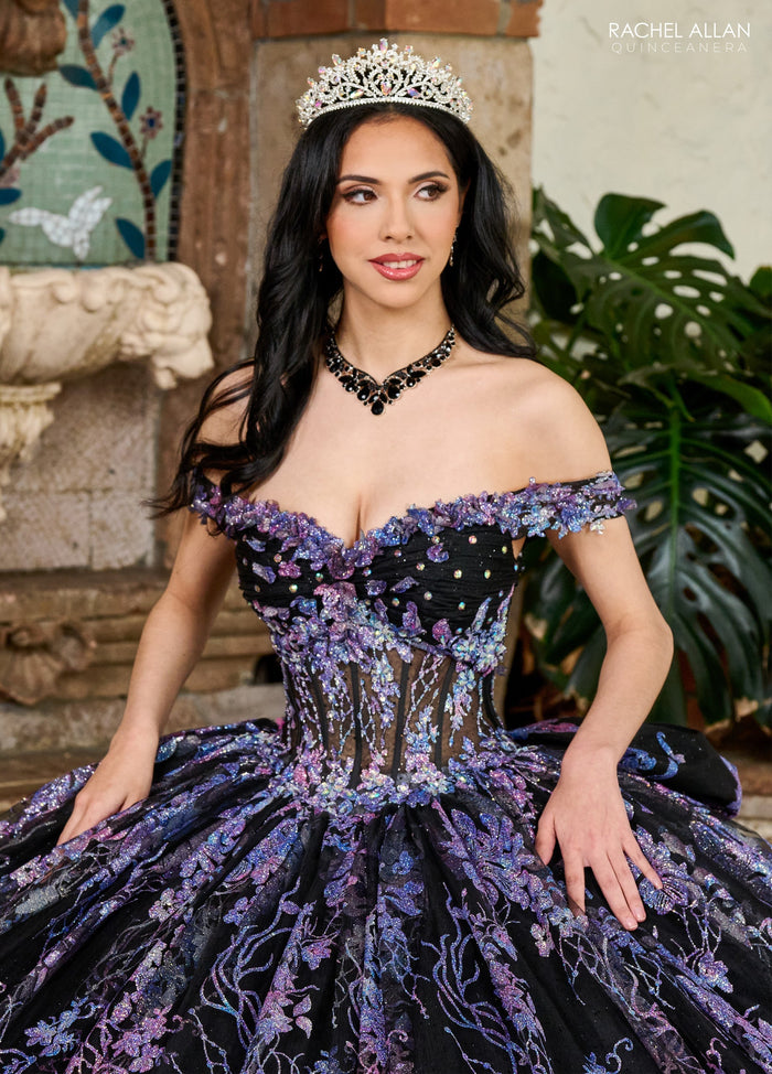 Rachel Allan RQ1146 Off Shoulder Quinceanera Dress
