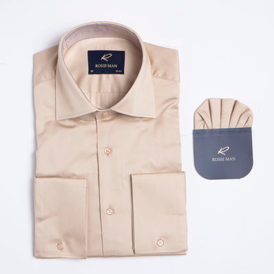 ROSSI MAN SHIRT RS1-KHAKI by ROSSI MAN