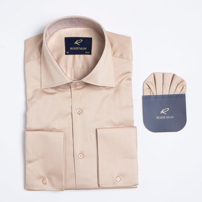 ROSSI MAN SHIRT RS1-KHAKI by ROSSI MAN