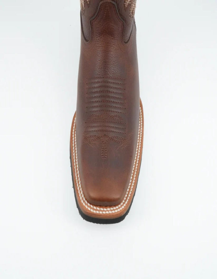 Los Altos Walnut Leather Square Toe EVA Boot