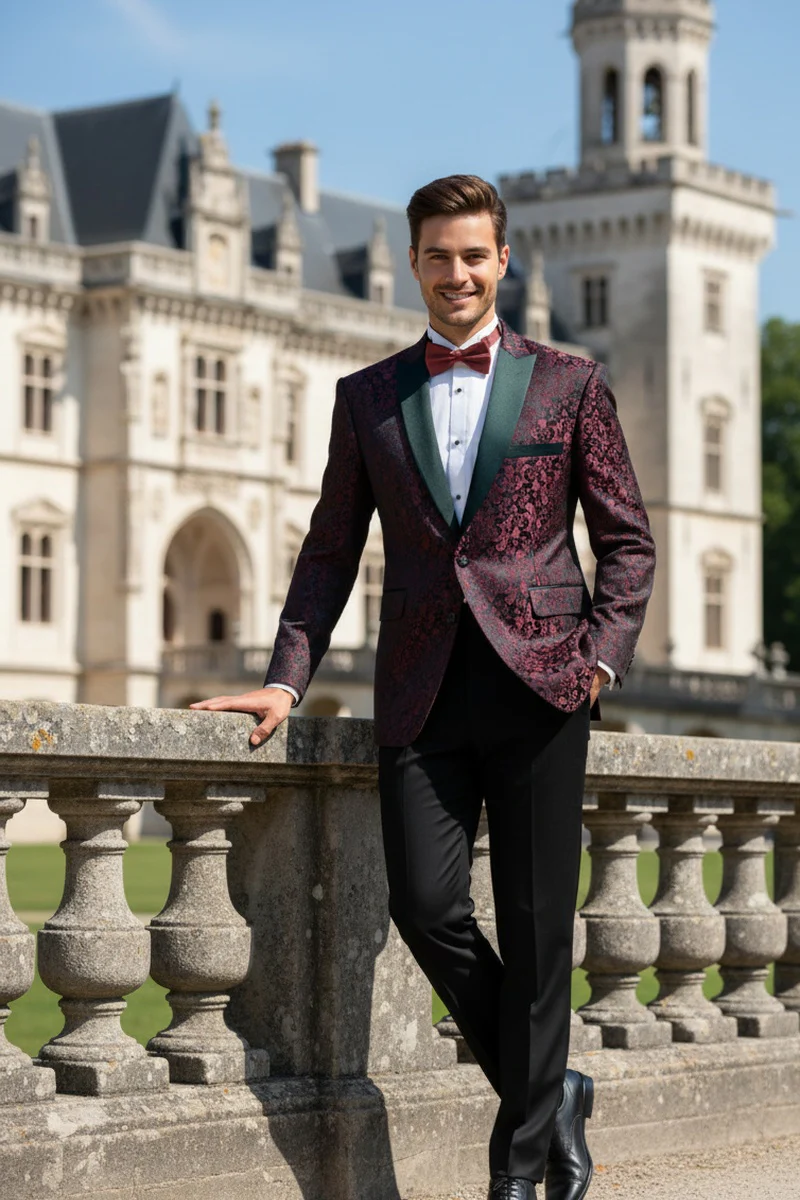 Red Tuxedo Jacket