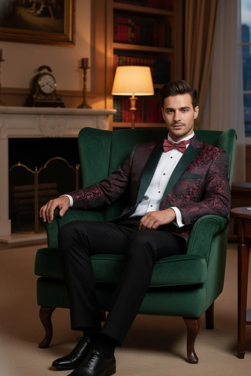 Red Tuxedo Jacket