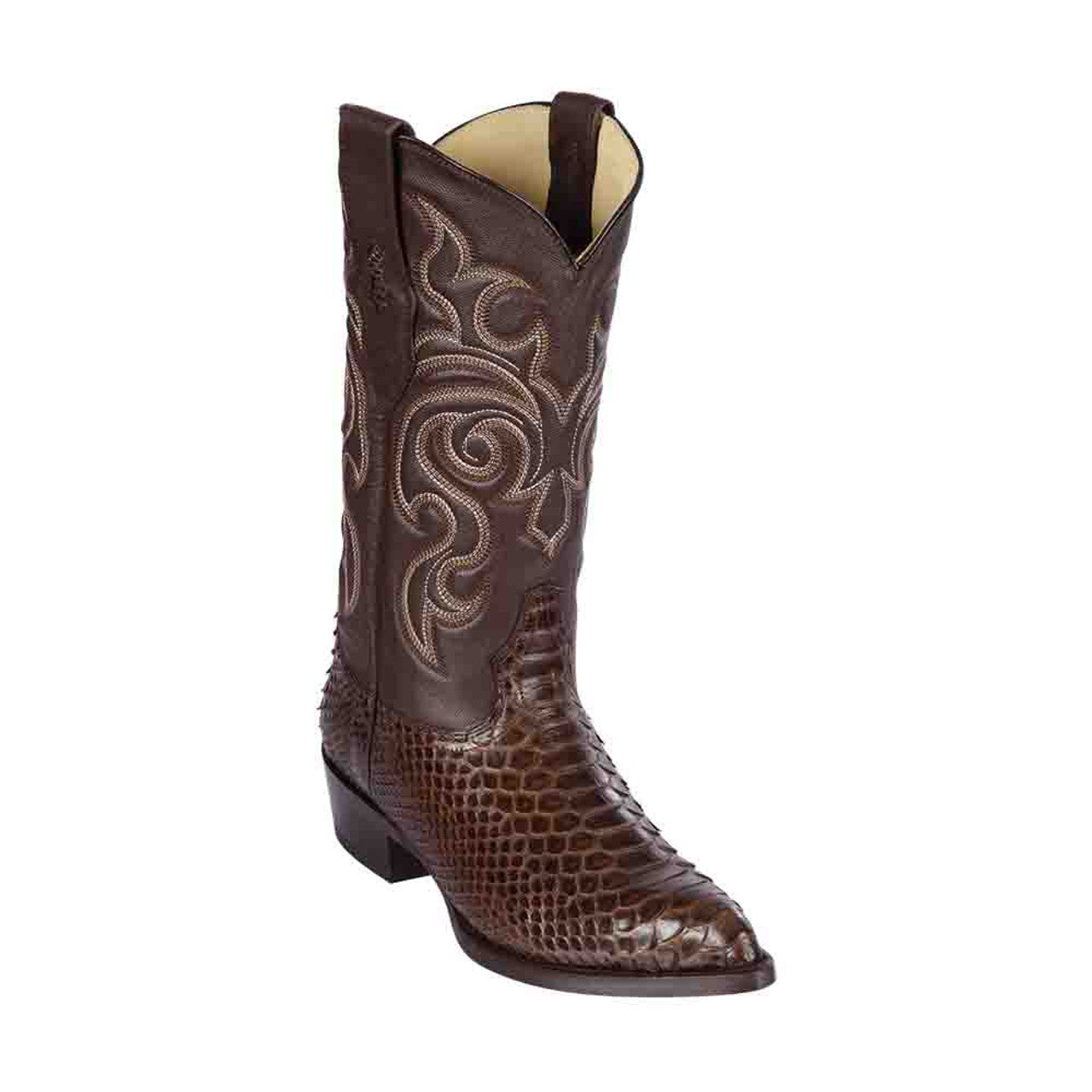 Los Altos Python Snakeskin Western Boots