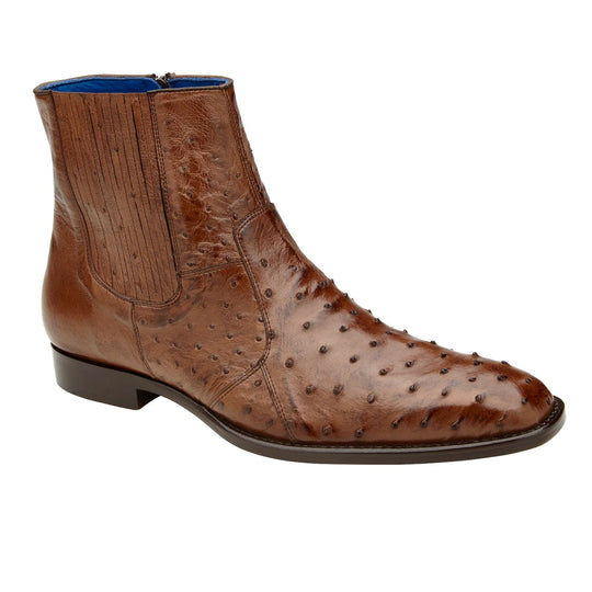 Belvedere Roger Ostrich Quill Dress Boot - Brown
