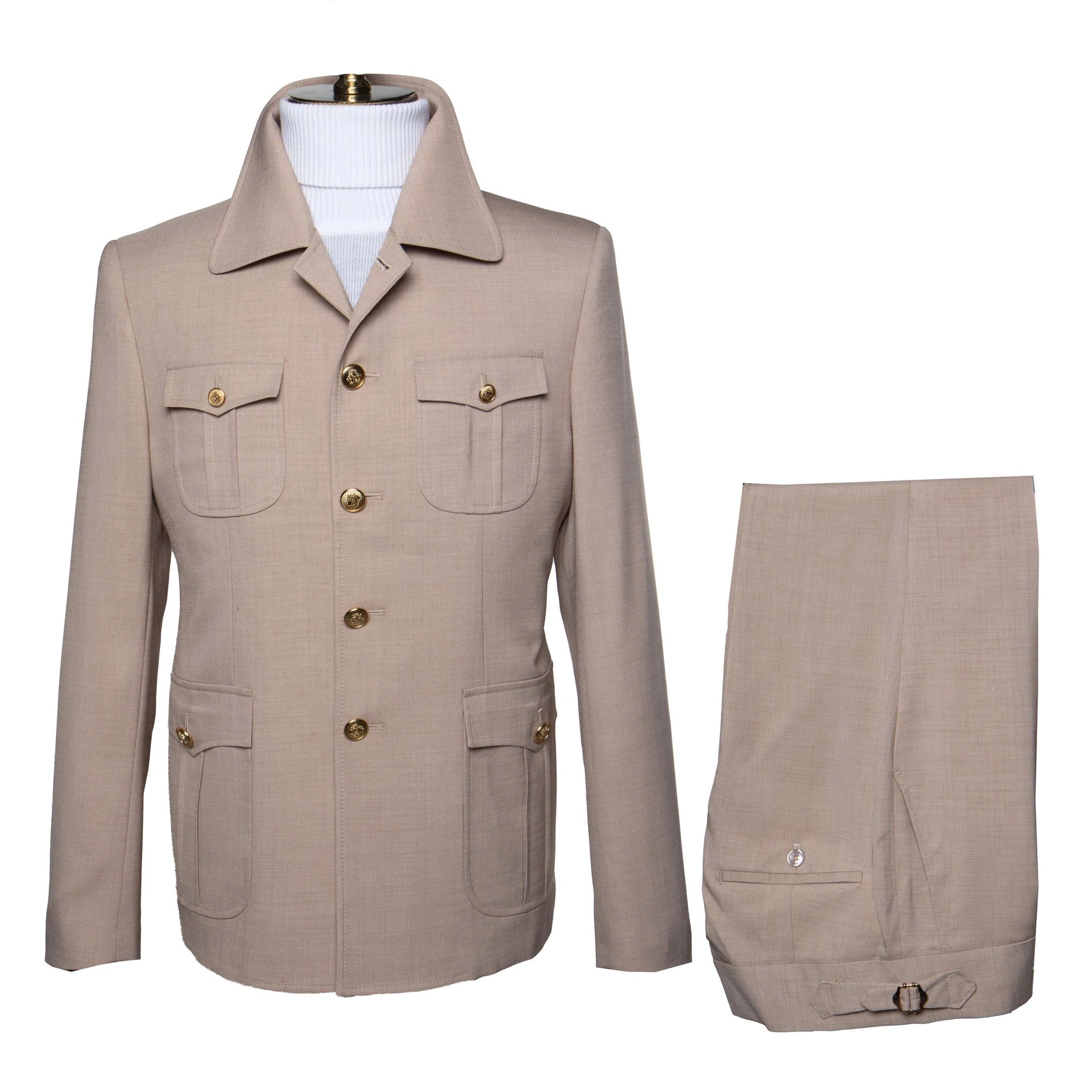 Rossi Man Duke Tan Casual Suit