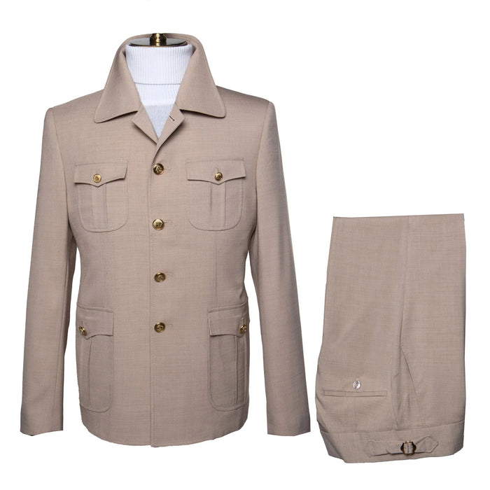 Rossi Man Duke Tan Casual Suit