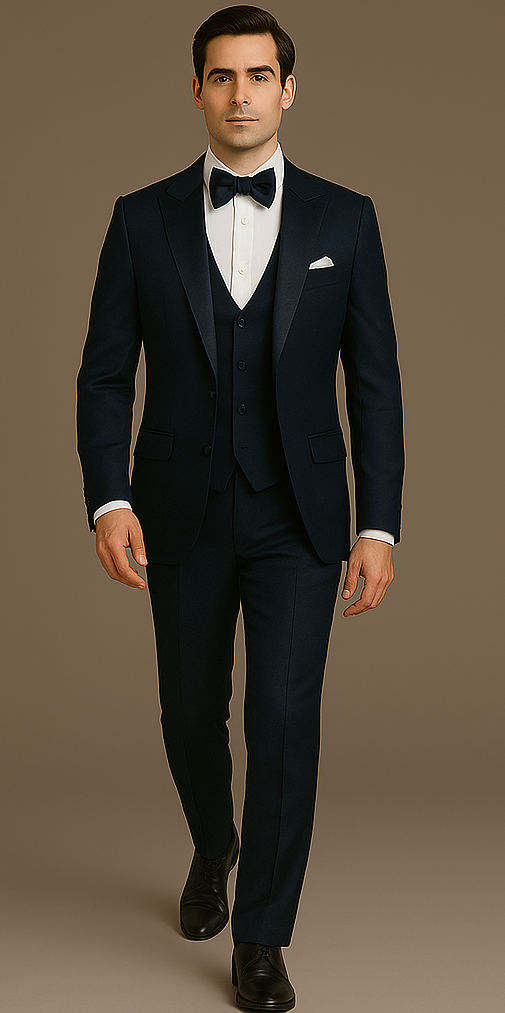 Rossi Man Leo Tuxedo Modern 3-Piece Suit RM1102
