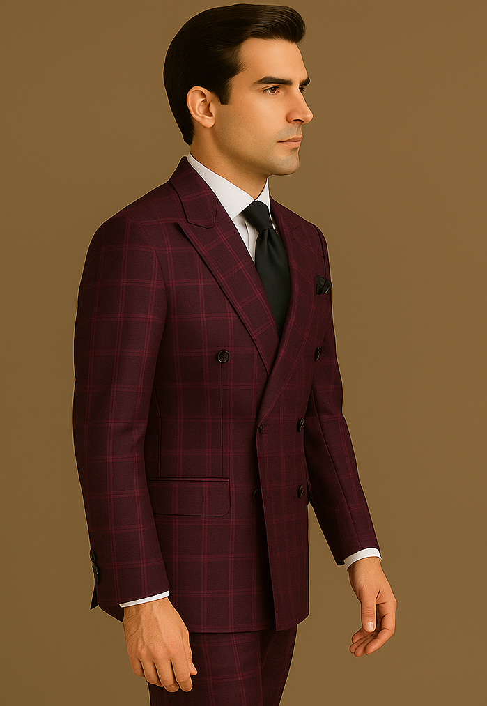 Rossi Man Milano RM1799 Classic Double-Breasted Suit