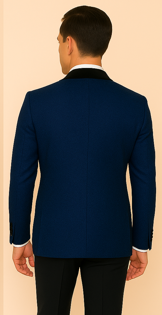 Rossi Man RM1483 Smoking Style Slim 3-Piece Tuxedo