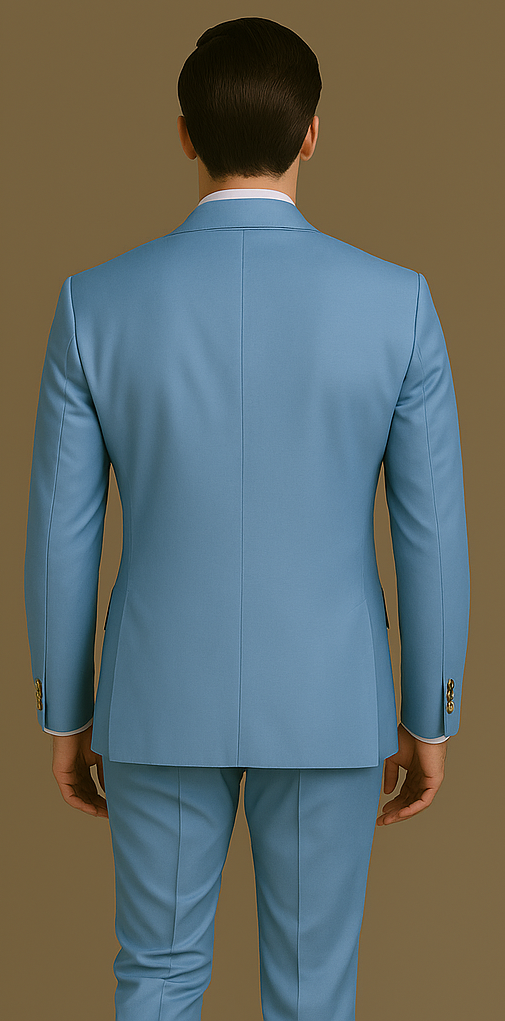 Milano Slim Fit Double Breast Suit for Men