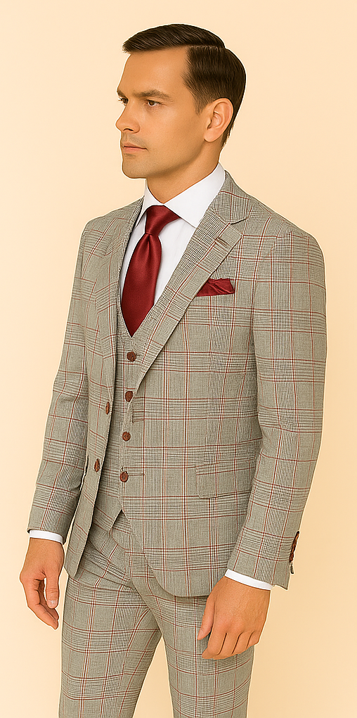 Rossi Man RM1854 Tom Slim Fit Suit