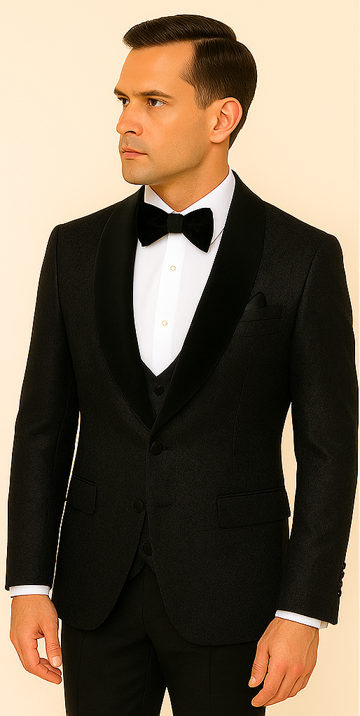 Rossi Man RM1446 Smoking Style Tuxedo Suit