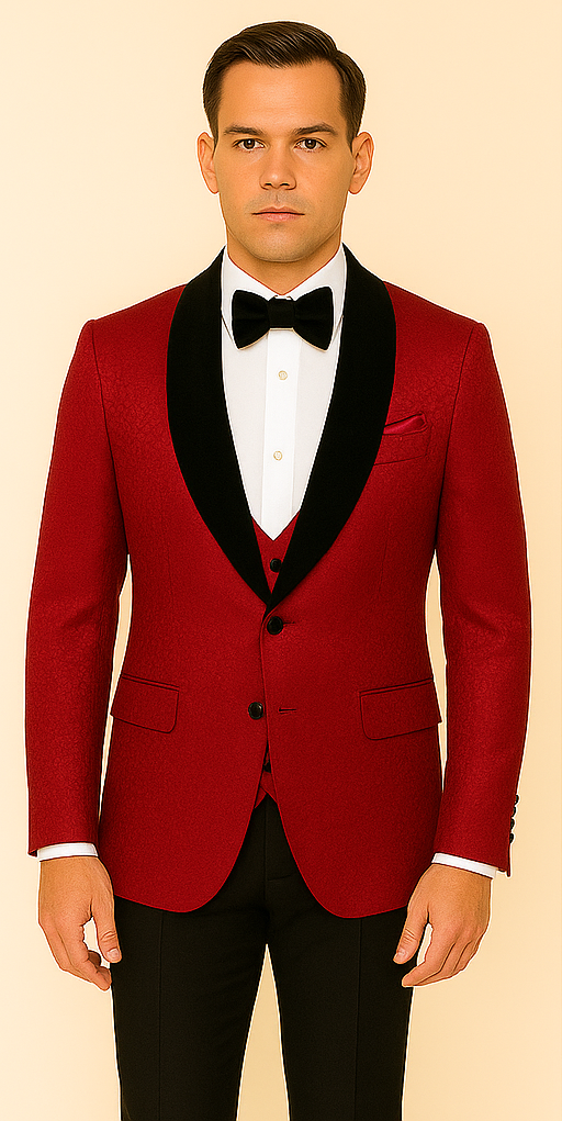Rossi Man Smoking S 3-Piece Tuxedo Set