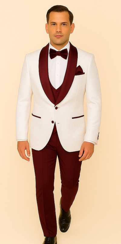 Rossi Man RM1480 Smoking Style Tuxedo Suit