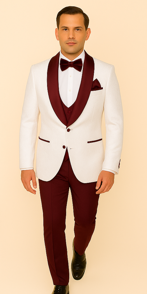 Rossi Man RM1480 Smoking Style Tuxedo Suit