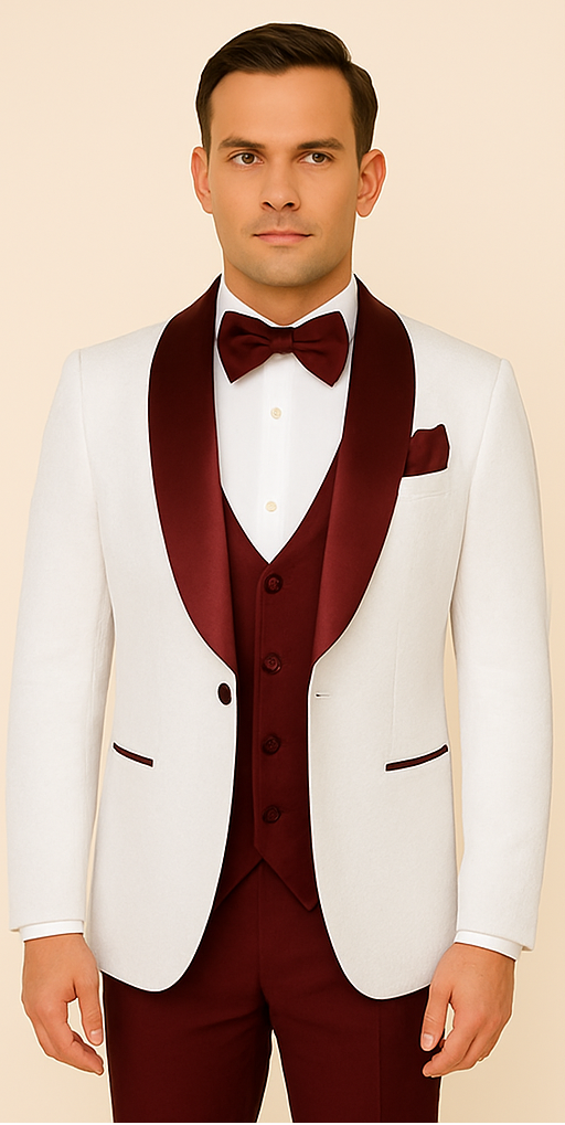 Rossi Man RM1480 Smoking Style Tuxedo Suit
