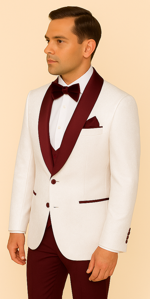 Rossi Man RM1480 Smoking Style Tuxedo Suit
