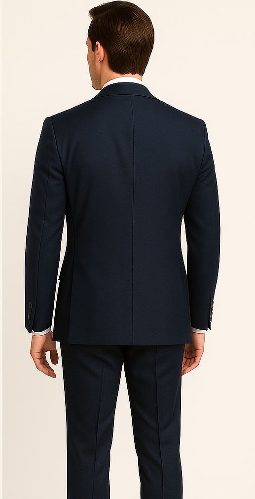 Rossiman Blue Slim Fit Suit-Tailored & Modern